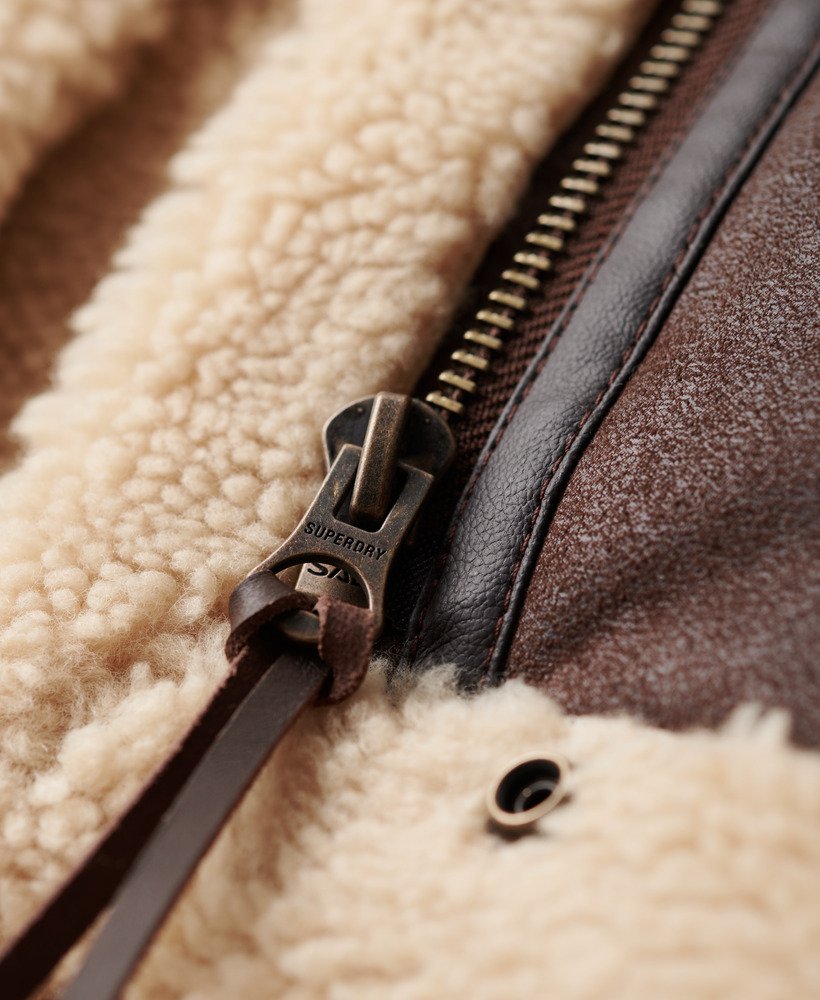 Faux Shearling Crop Jacket