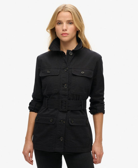 Cotton Belted Safari Jacket