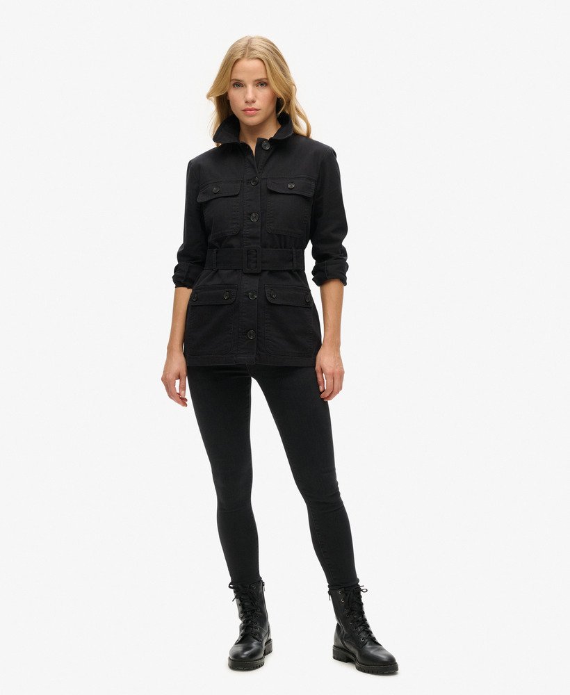 Cotton Belted Safari Jacket