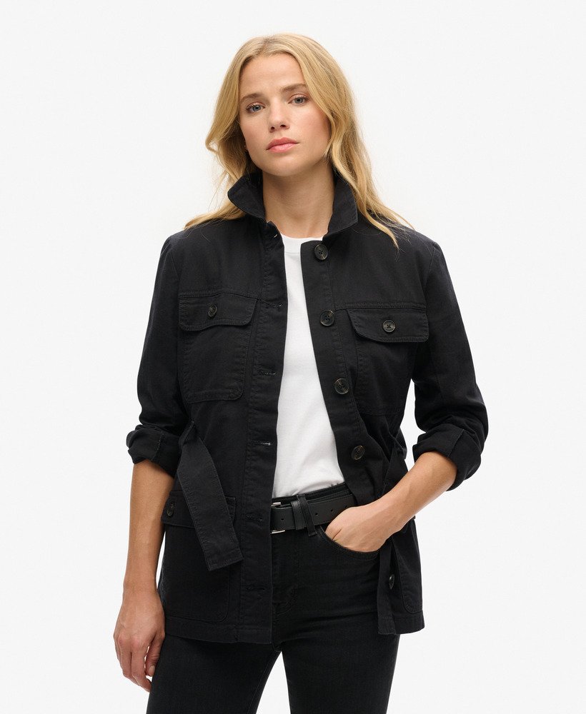 Cotton Belted Safari Jacket