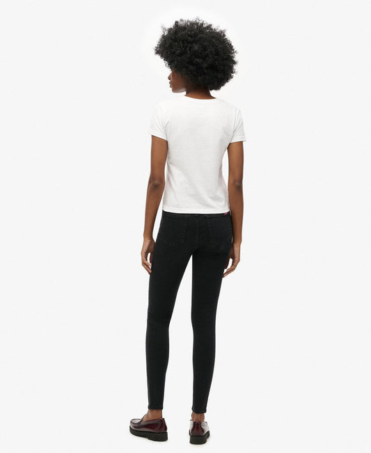 Organic Cotton High Rise Skinny Denim Jeans