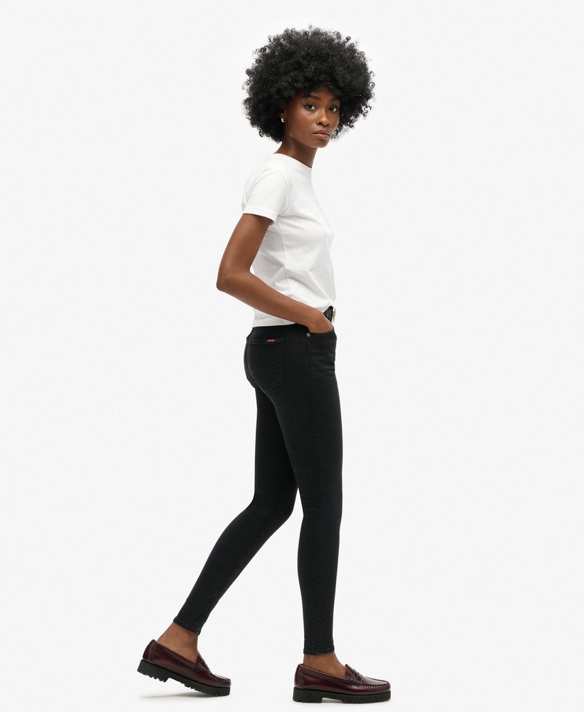 Organic Cotton High Rise Skinny Denim Jeans