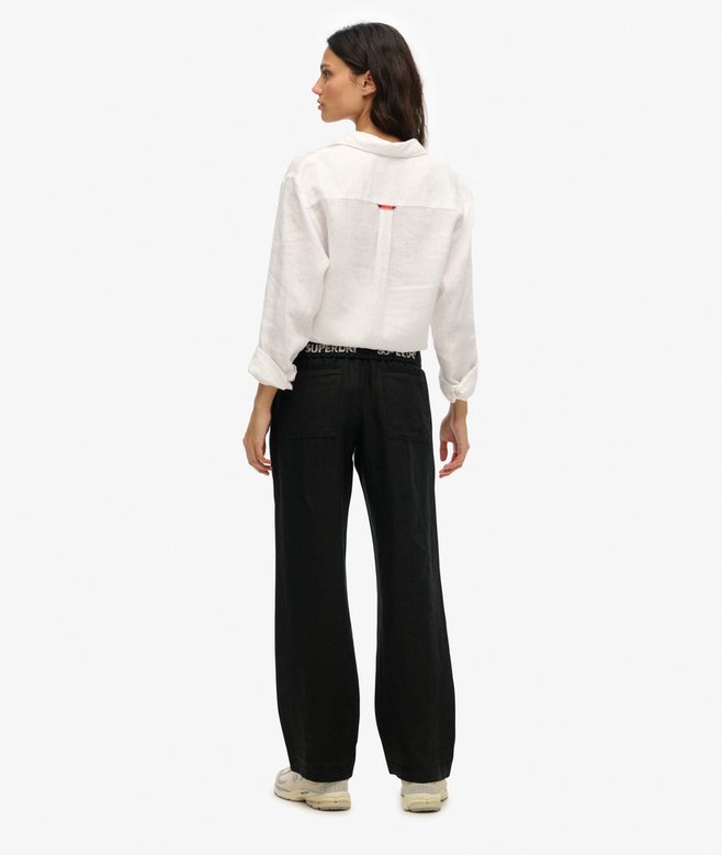 Black Linen Pants