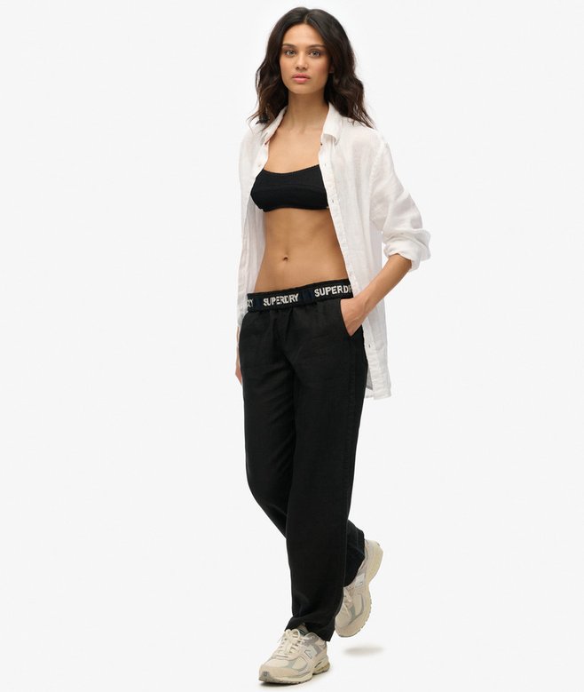 Black Linen Pants
