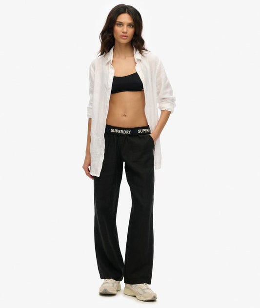 Black Linen Pants