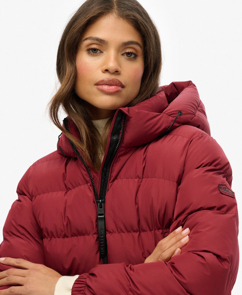 Hooded Sports Puffer Jacket