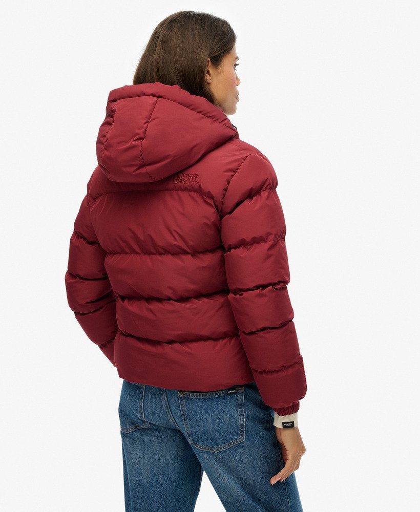Hooded Sports Puffer Jacket
