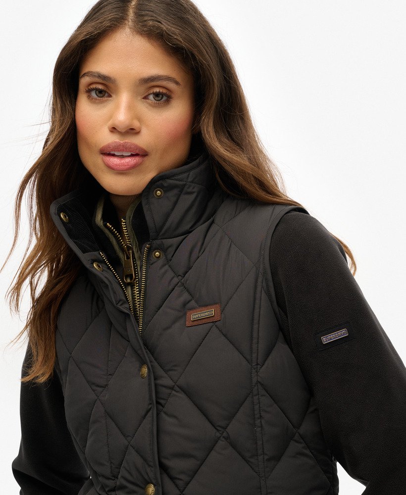 Cord Trimmed Liner Gilet