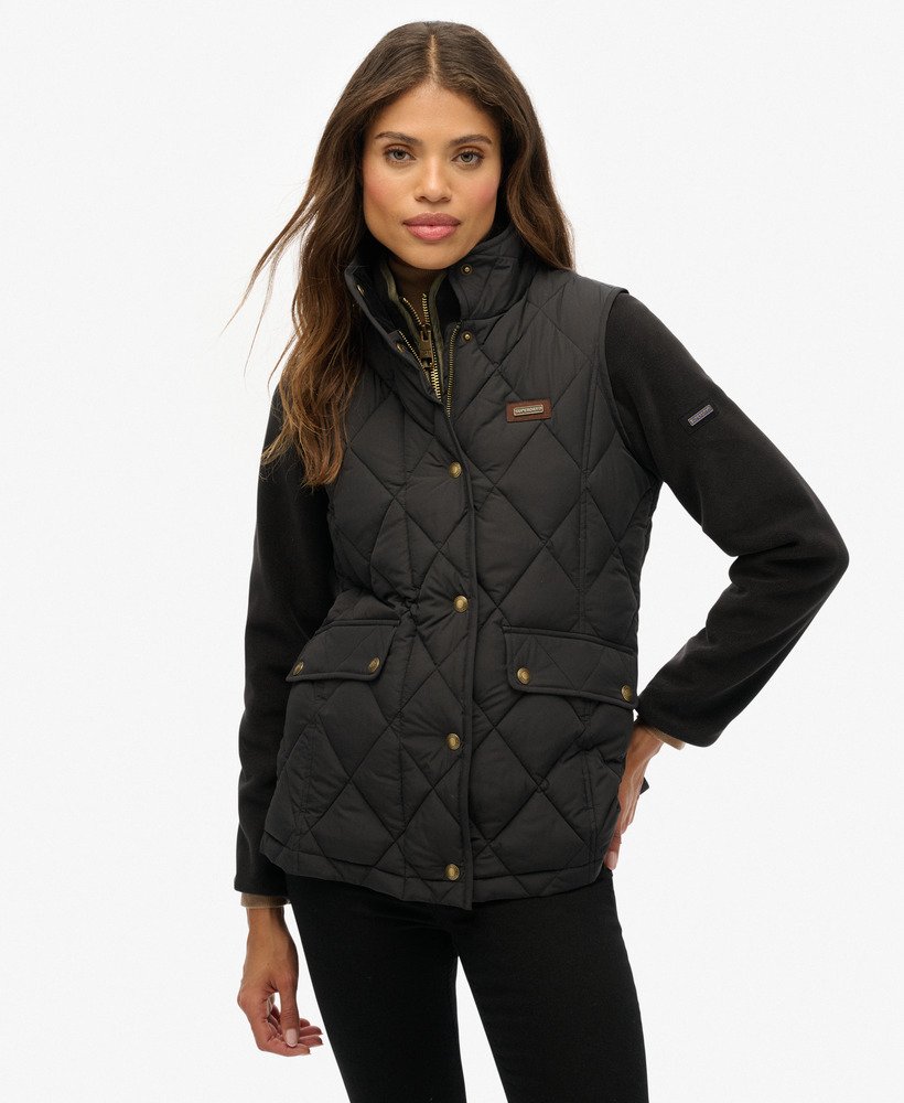 Cord Trimmed Liner Gilet