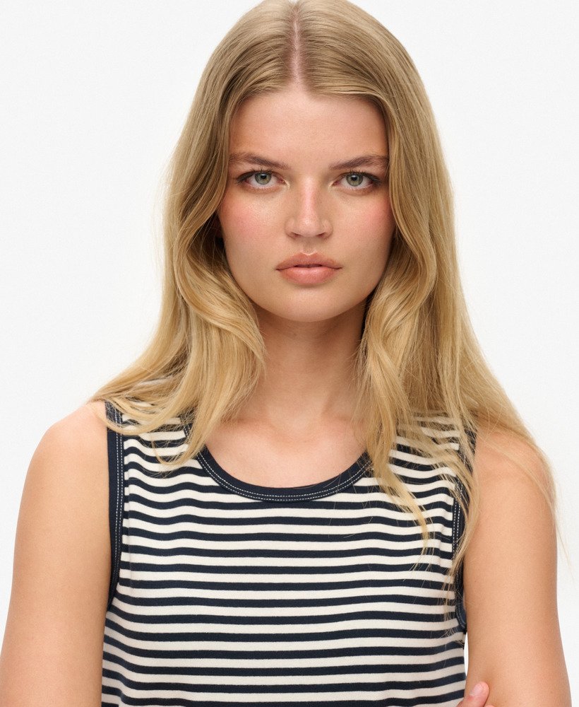 Athletic Essentials Jersey Stripe Tank Top