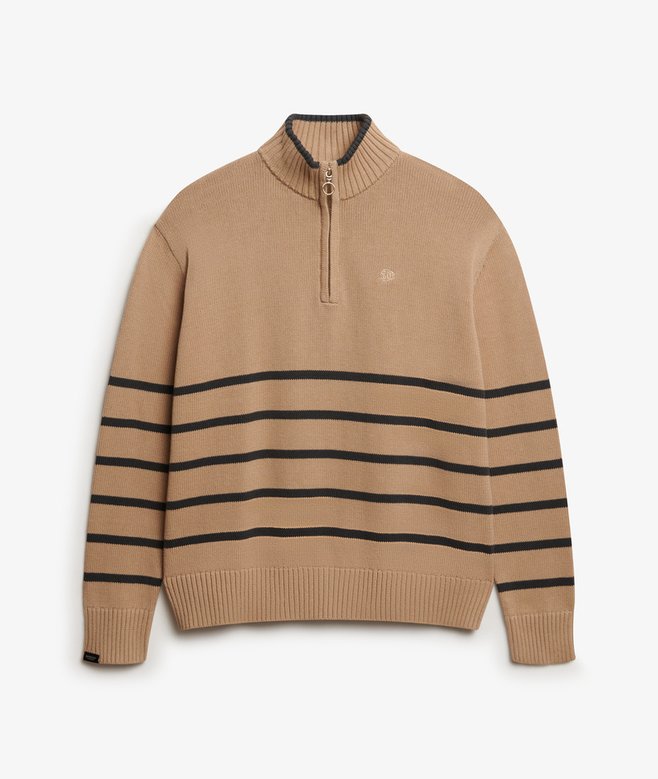 Knitted Half Zip Jumper