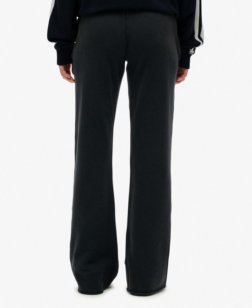 Athletic Embroidered Flare Joggers - Eclipse Navy