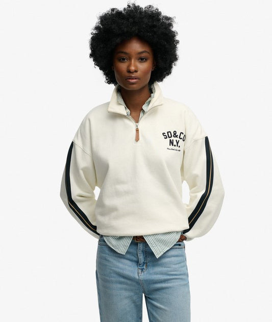 Country Club Appliqué Half Zip