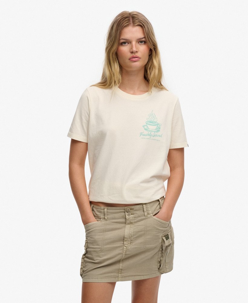 Roadside Trade Relaxed T-Shirt Desert Bone Off White