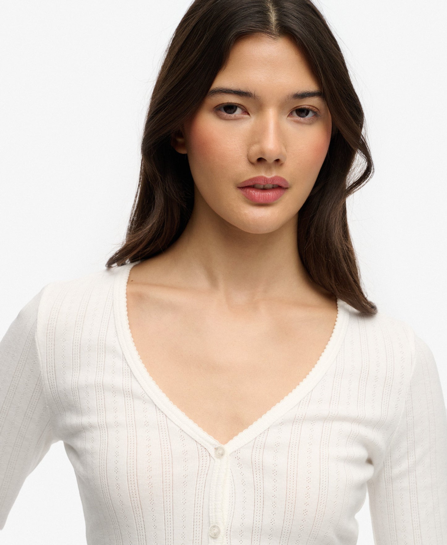Athletic Essential Pointelle Cardigan
