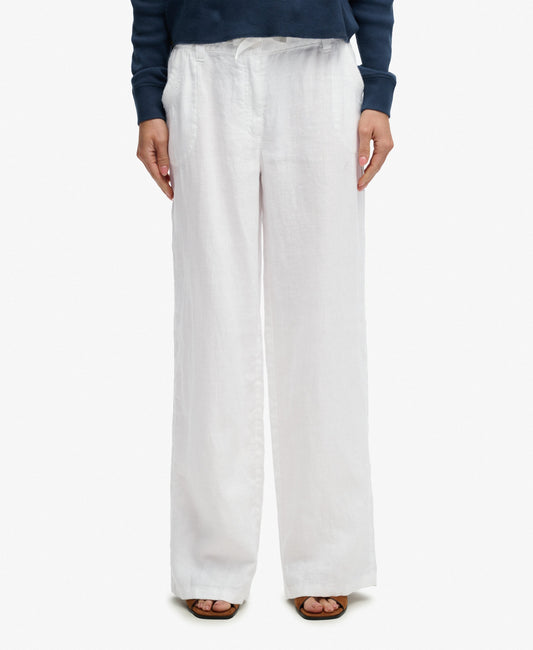 Linen Low Rise Pants