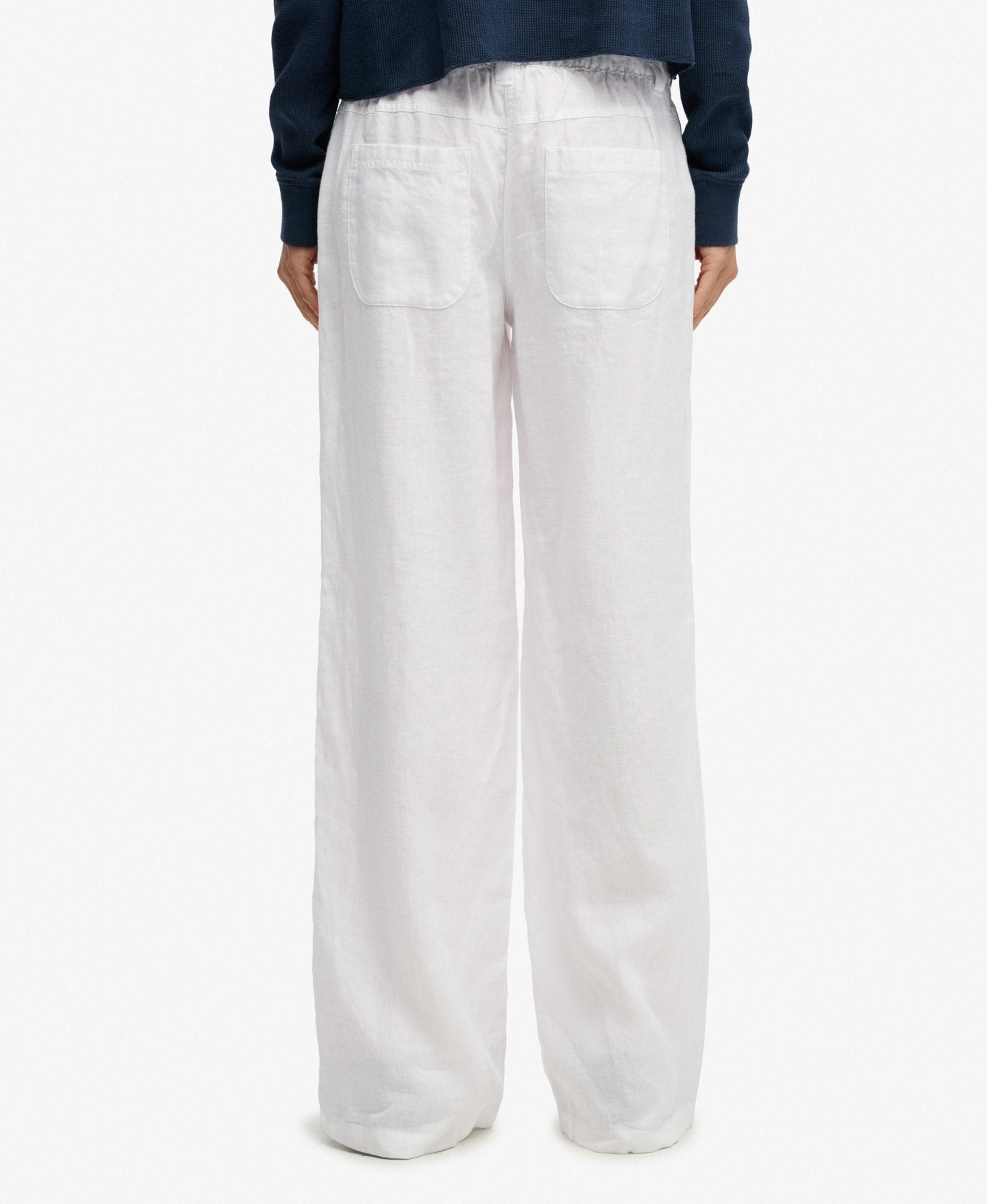 Linen Low Rise Pants