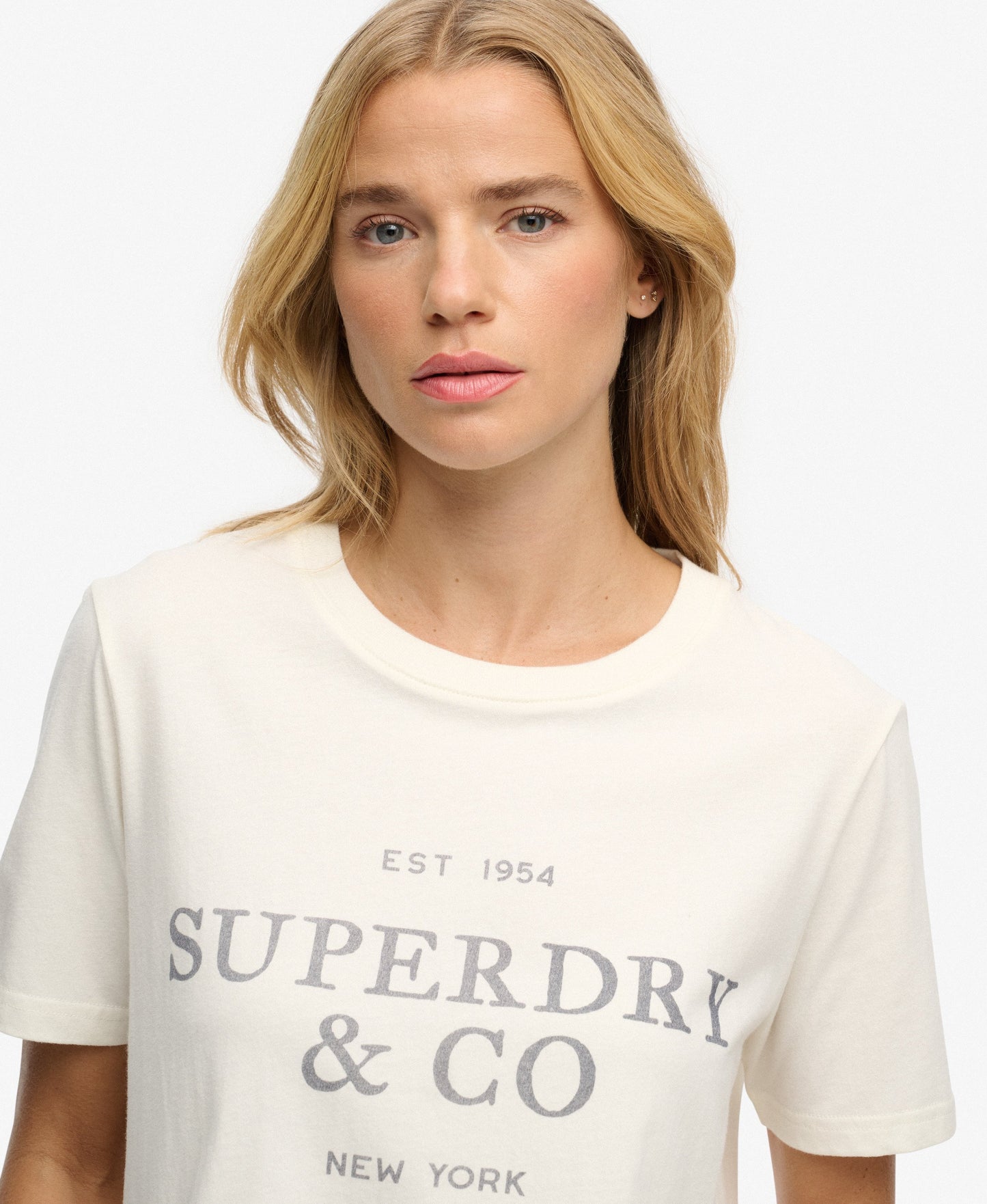 Luxe Casual Relaxed T-Shirt Cream