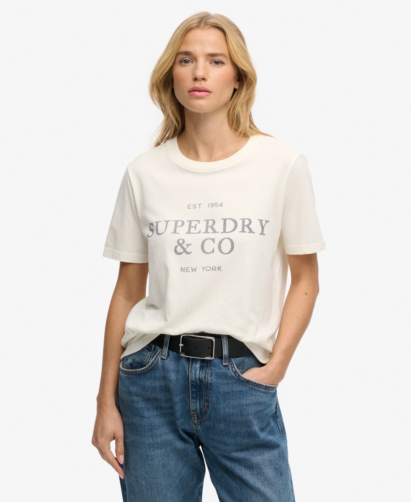 Luxe Casual Relaxed T-Shirt Cream