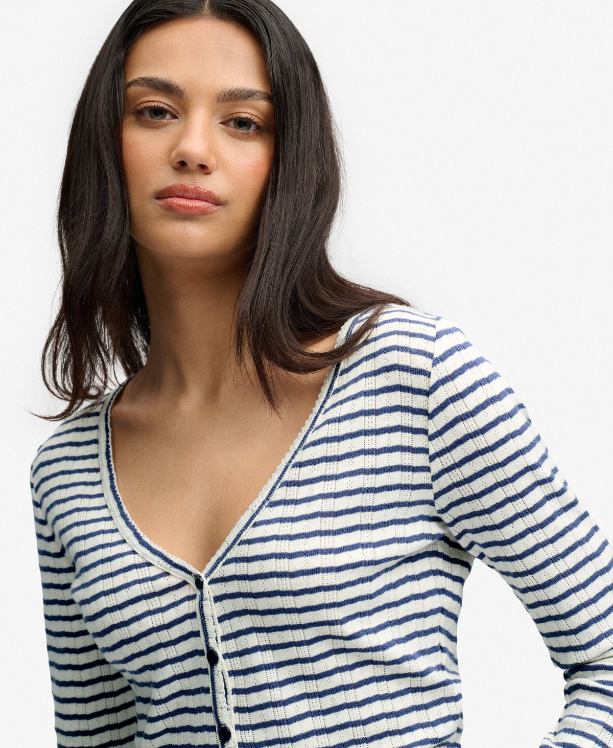 Athletic Essential Pointelle Cardigan