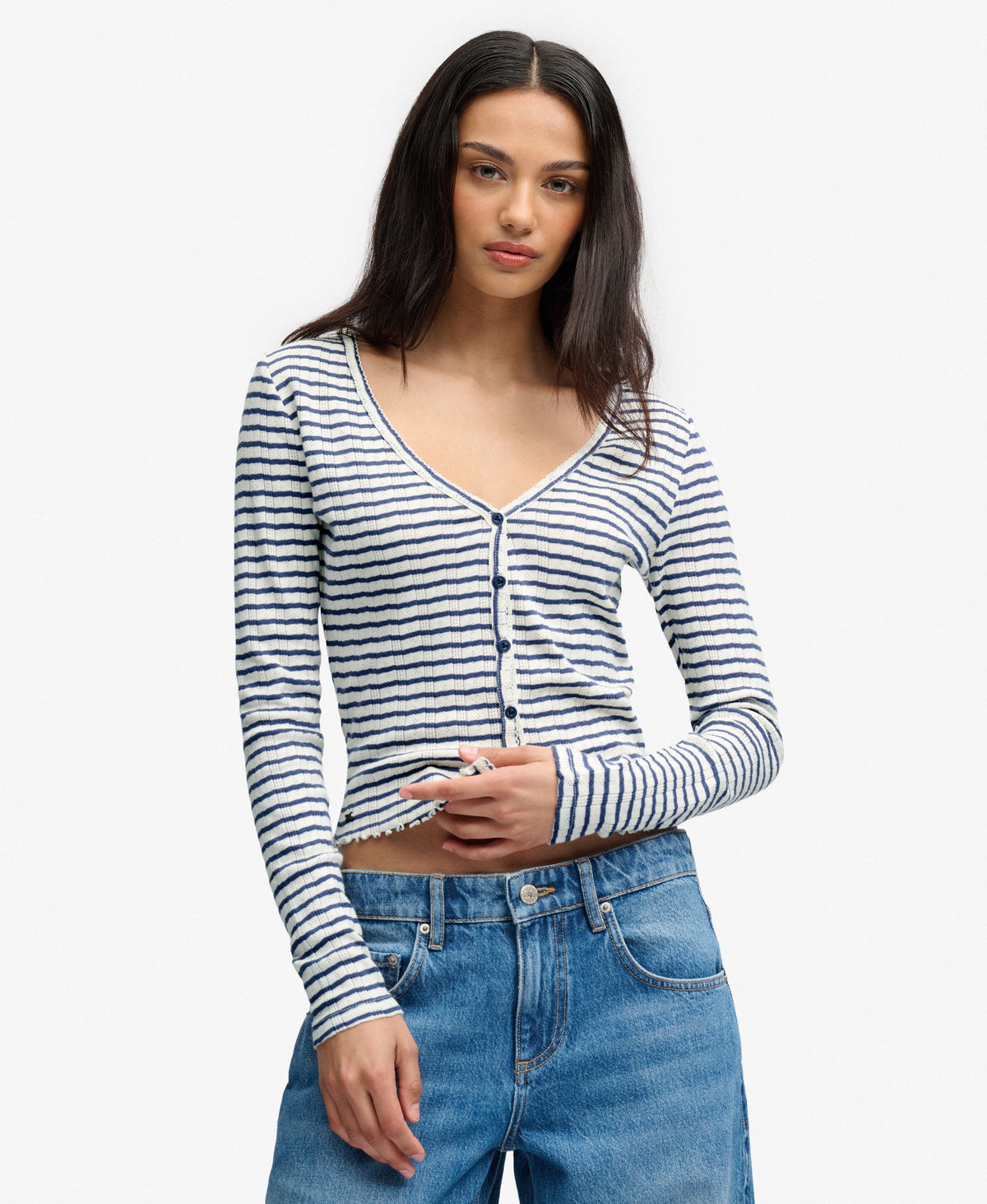 Athletic Essential Pointelle Cardigan