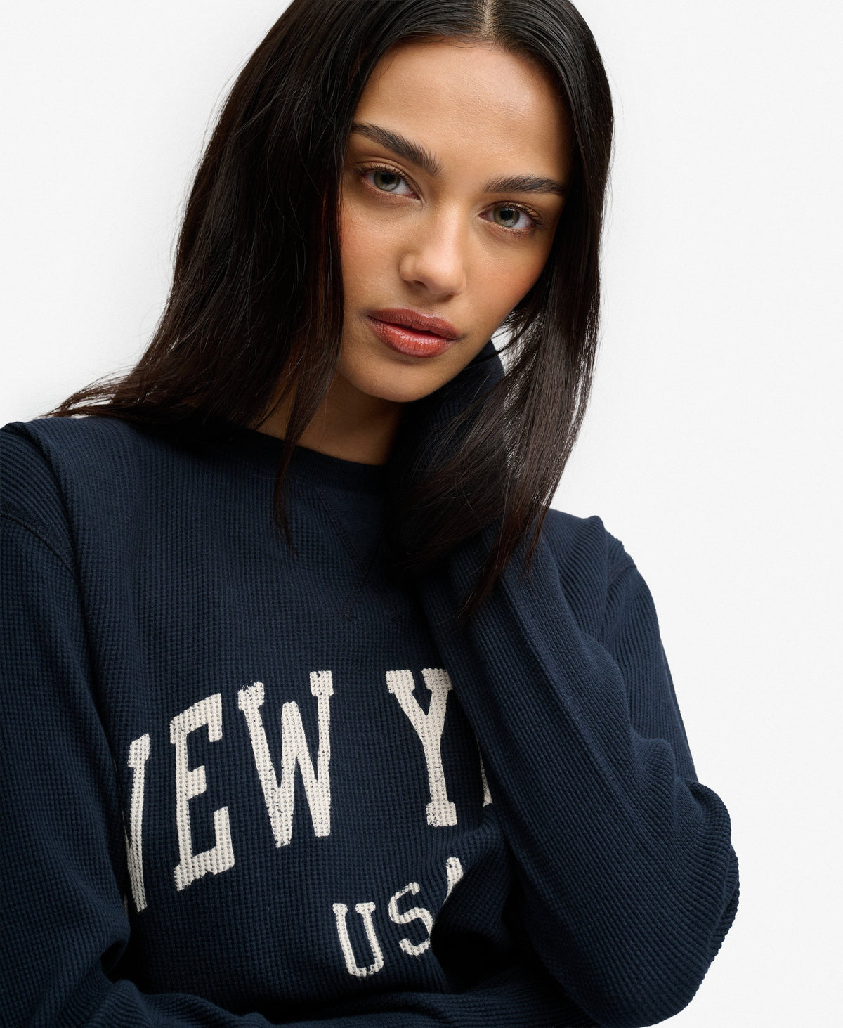 Athletic Essential Graphic Long Sleeve Top