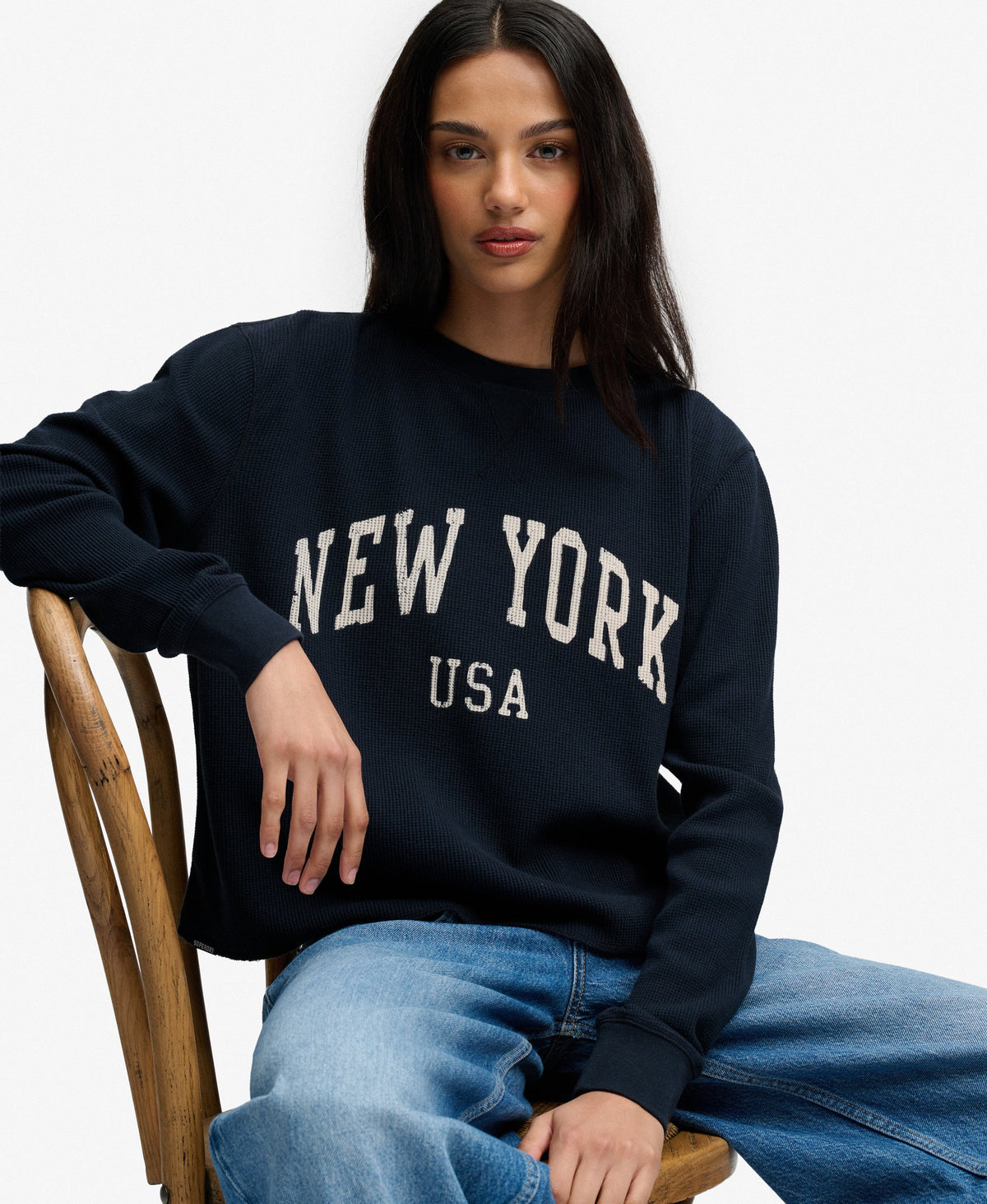 Athletic Essential Graphic Long Sleeve Top