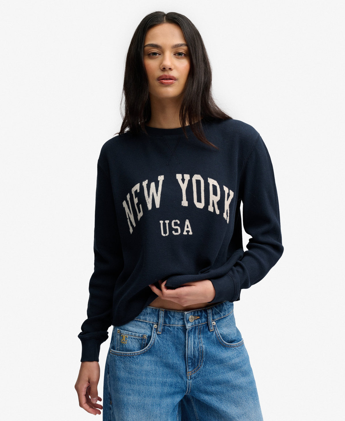 Athletic Essential Graphic Long Sleeve Top