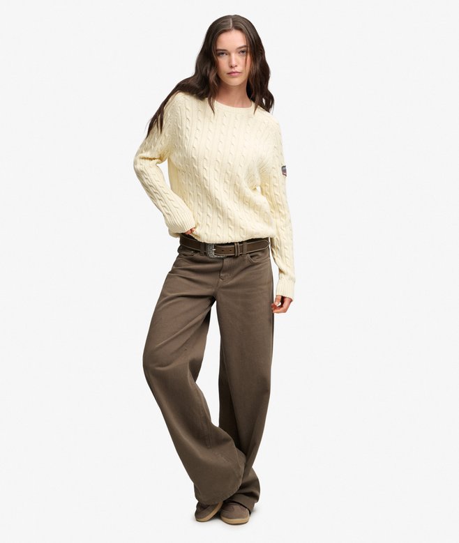 Slouchy Cable Knit