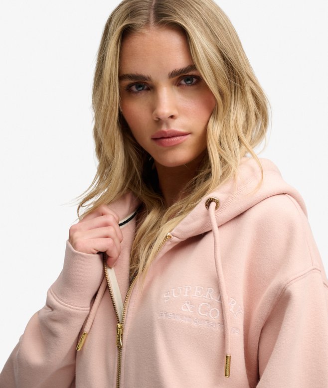 Luxe Casual Zip Hoodie