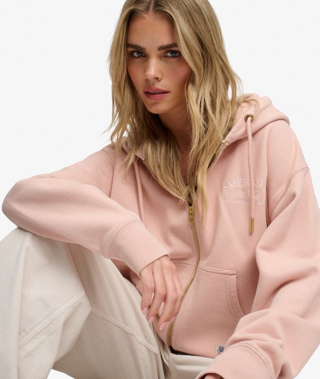 Luxe Casual Zip Hoodie