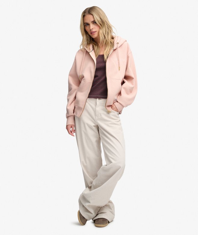 Luxe Casual Zip Hoodie