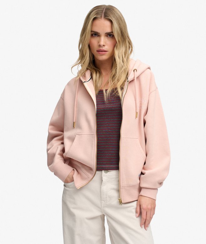 Luxe Casual Zip Hoodie