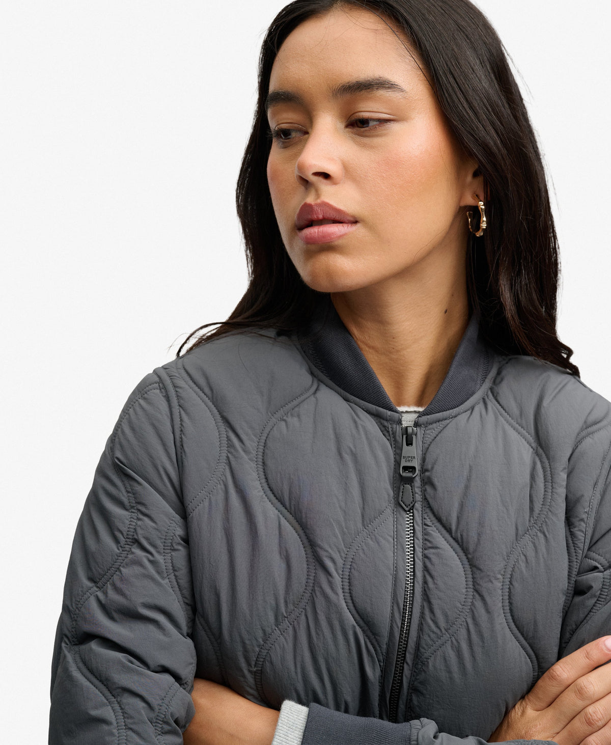 Longline Onion Quilt Liner Jacket