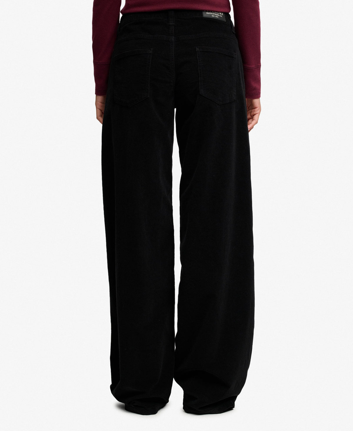 Mid Rise Baggy Corduroy Trousers