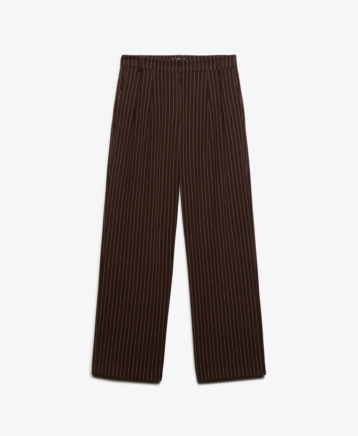 Mid Rise Pinstripe Trousers