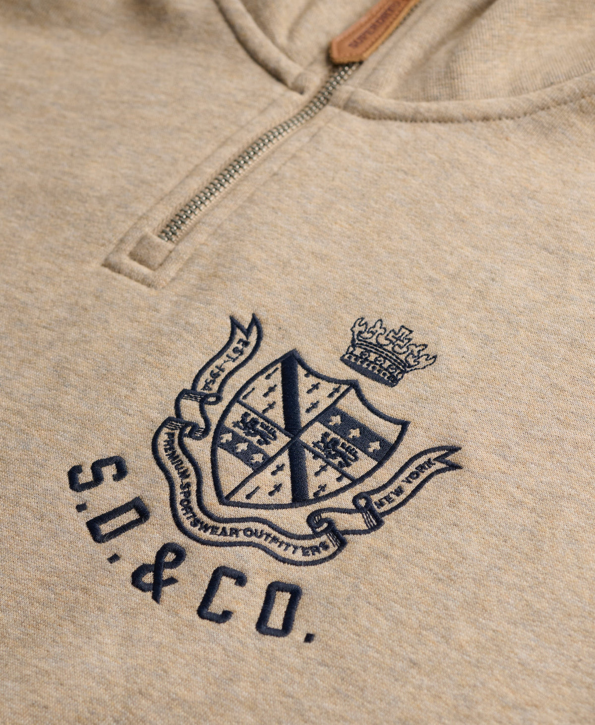 Country Club Half Zip Sweatshirt