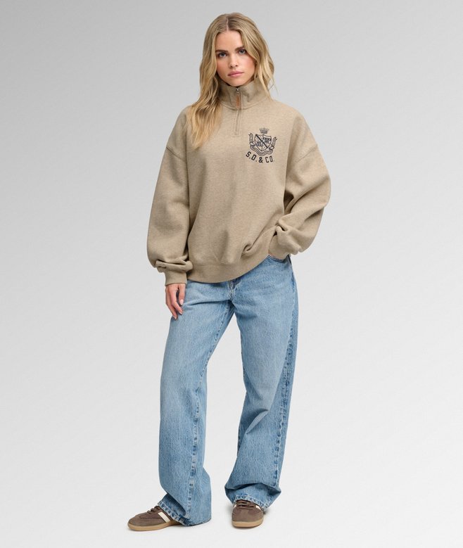 Country Club Half Zip Sweatshirt