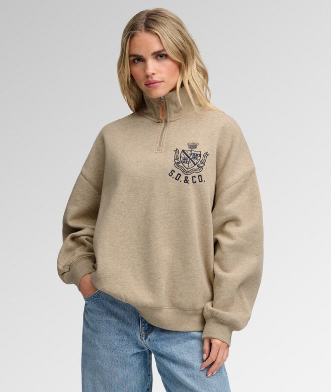 Country Club Half Zip Sweatshirt