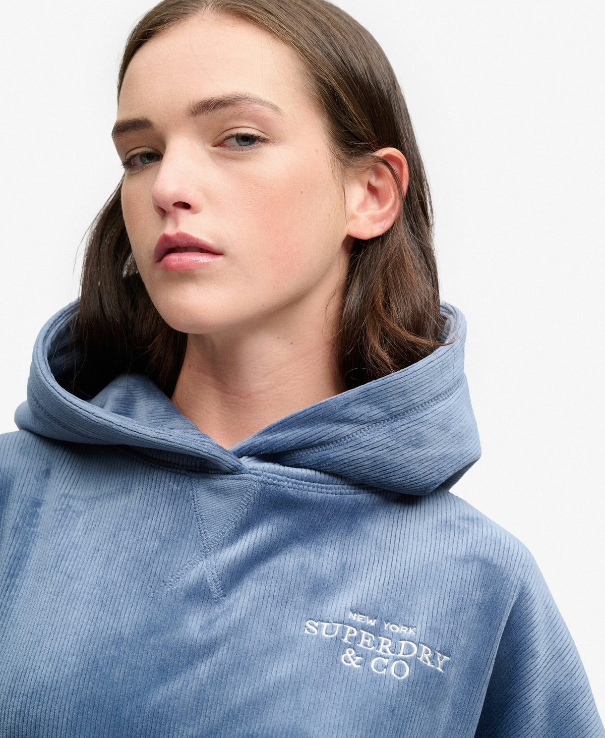 Drop Needle Velour Hoodie