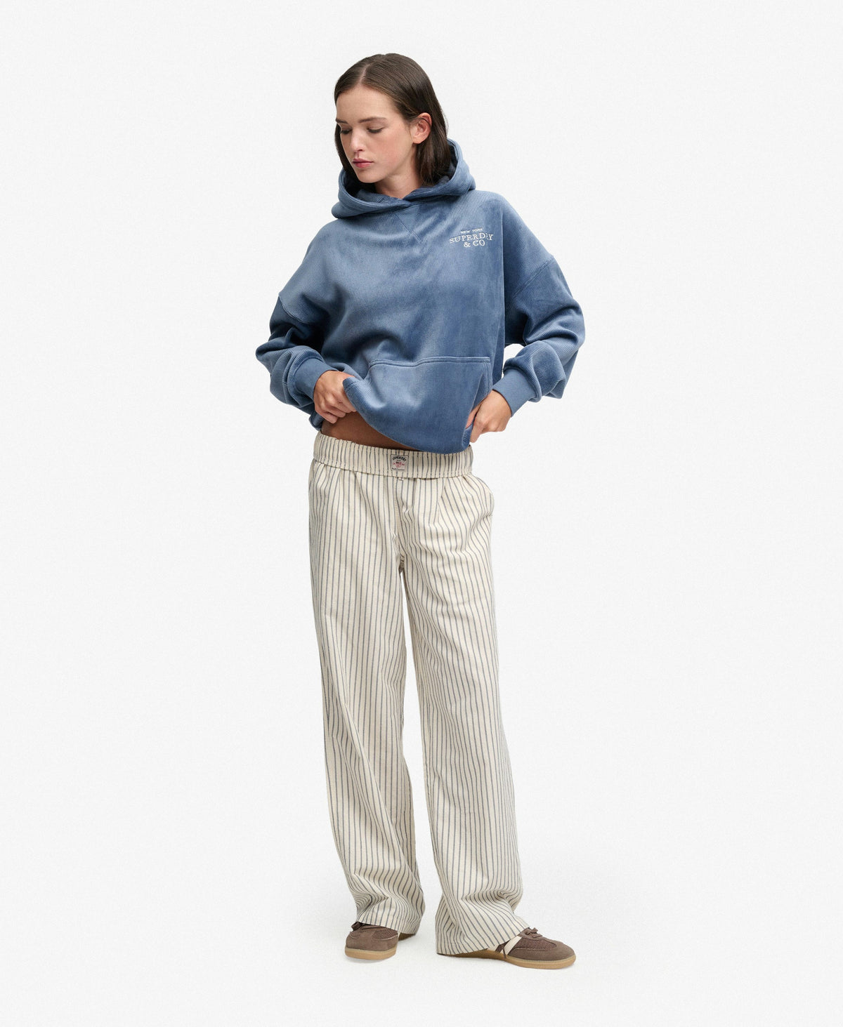 Drop Needle Velour Hoodie