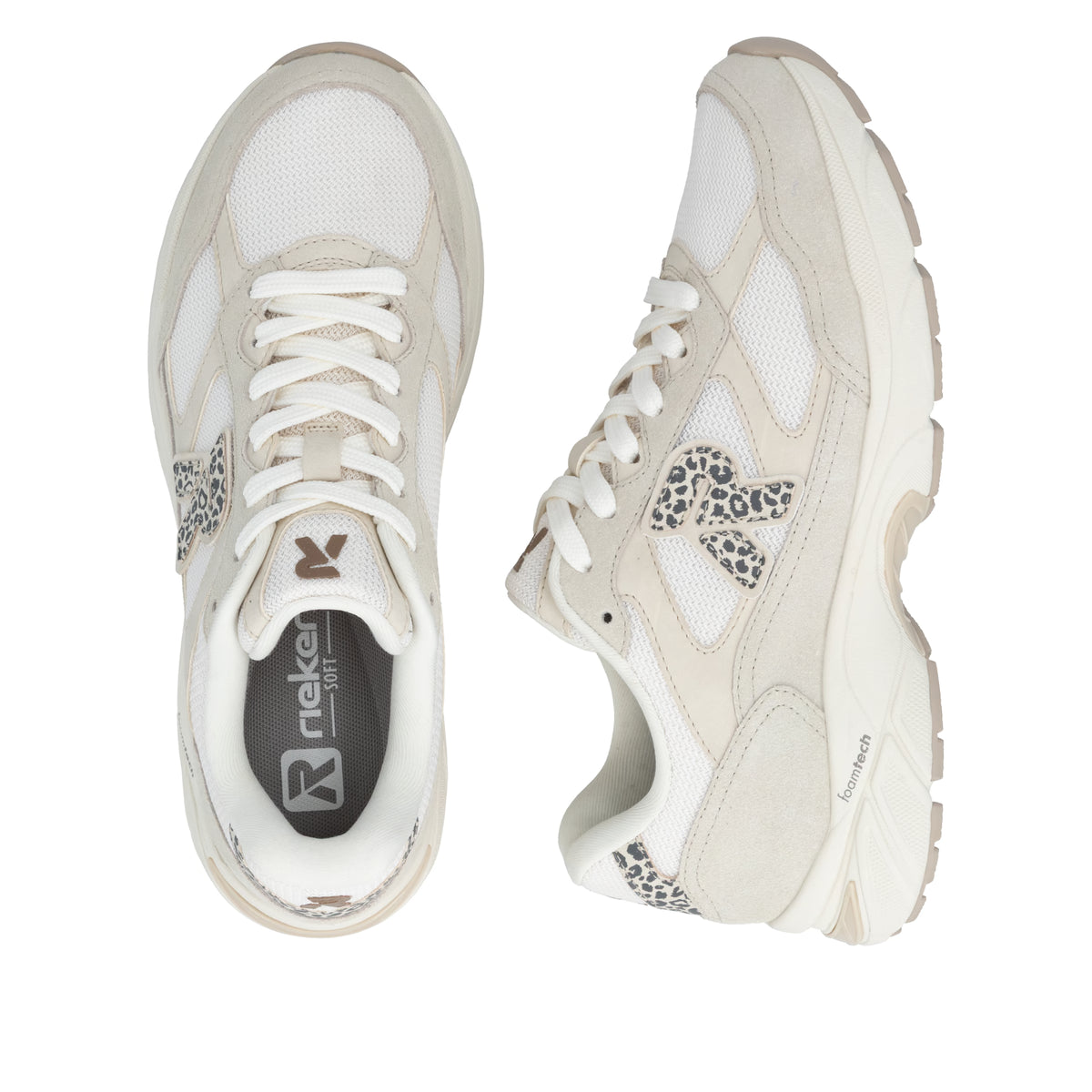 Rieker White Trainer W4201-80